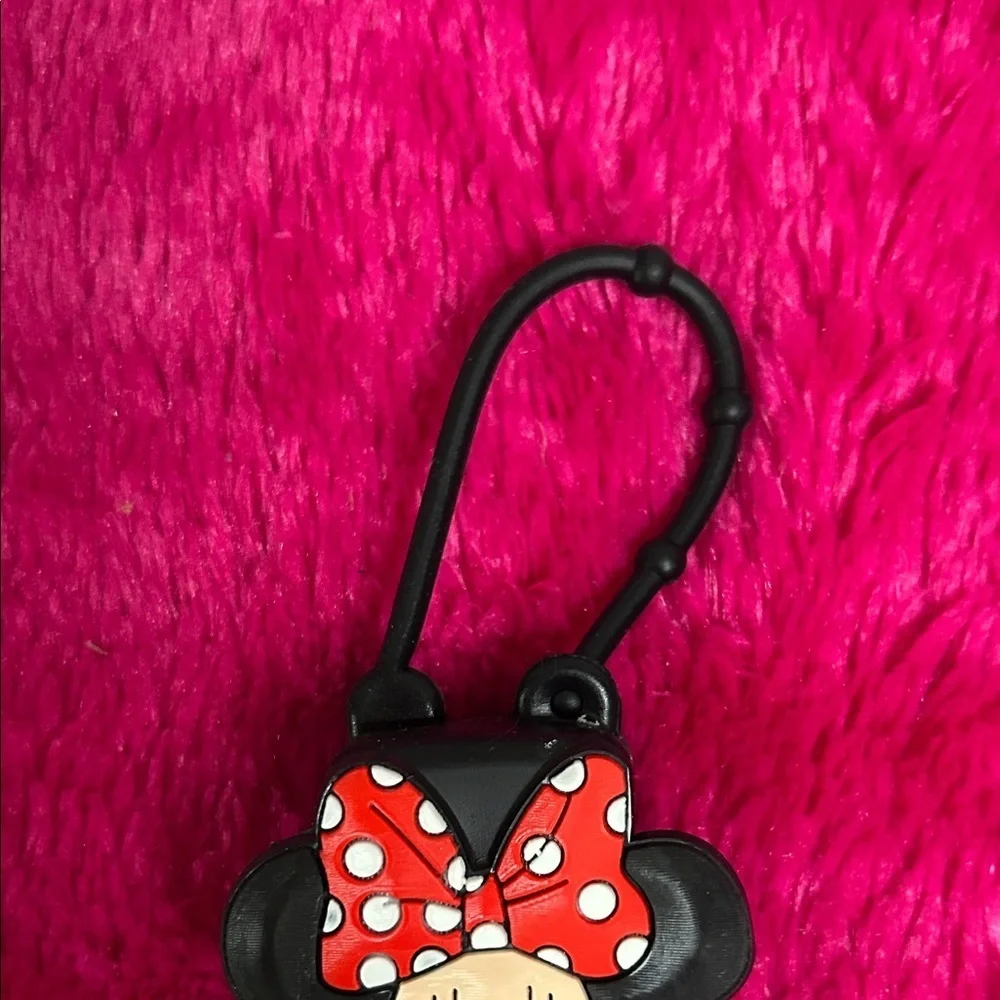 Minnie Mouse Hand Sanitizer Holder with hand sanitizer - Red and Black